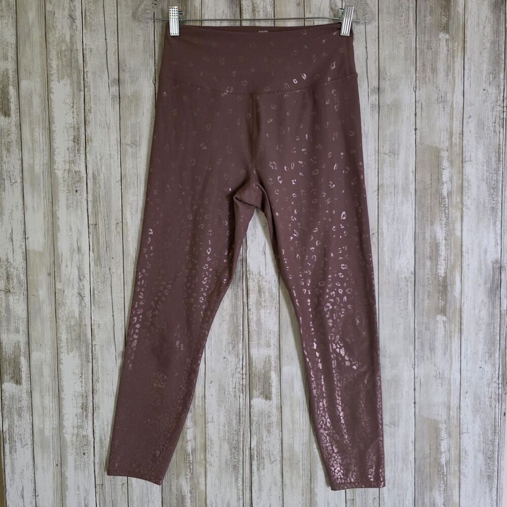 Good American Leggings Metallic Sz 3 - Large